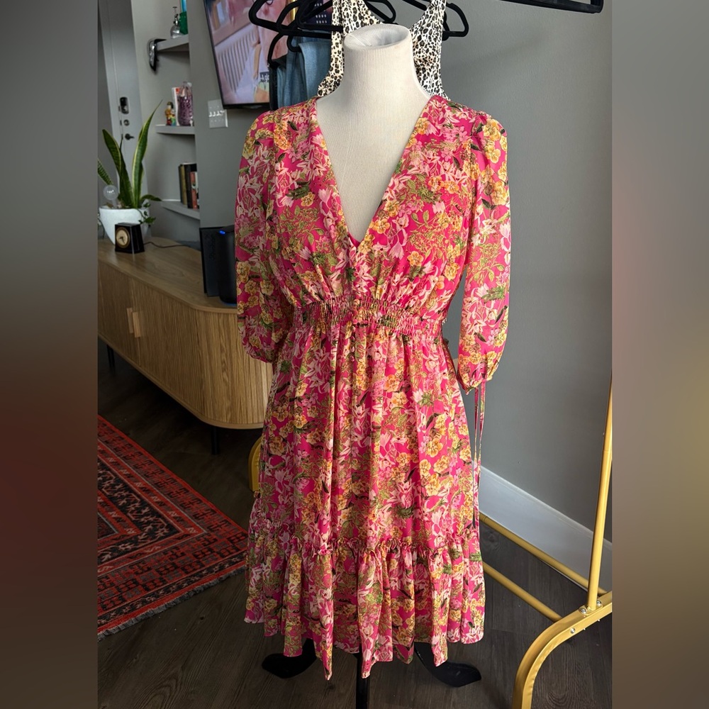 Floral Pink Dress